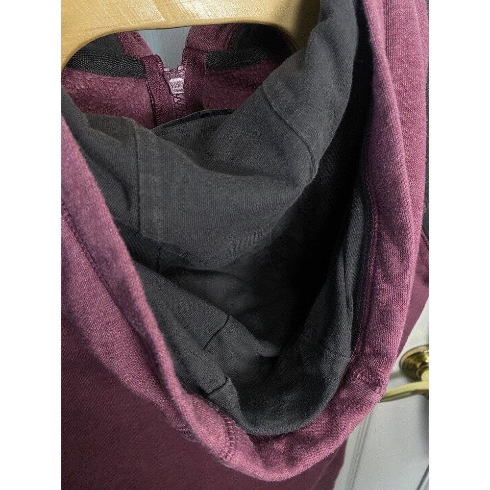 The North Face Women’s Full Zip Hooded Sweatshirt Pink Grey Small Flaw - Picture 5 of 7